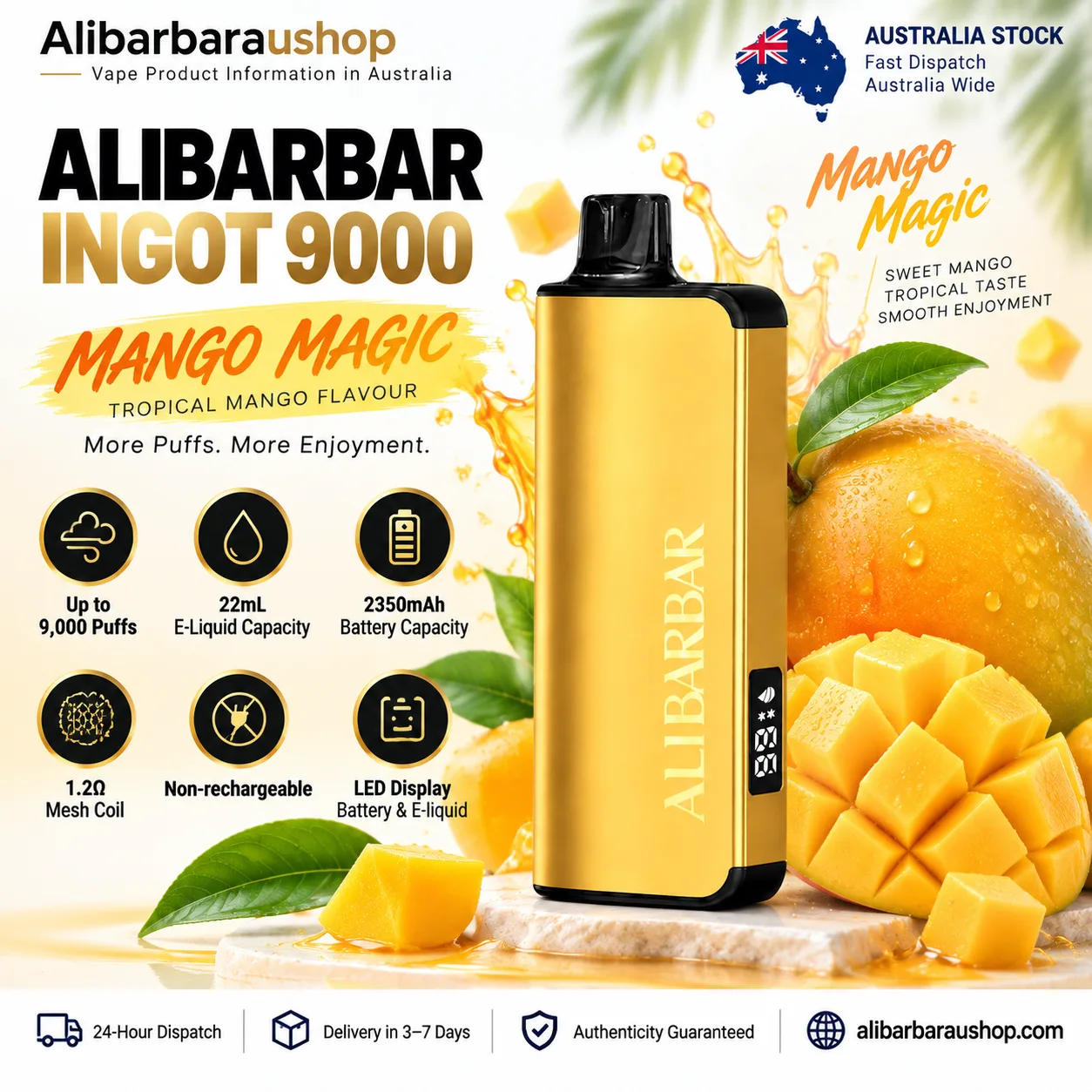 ALIBARBAR 9000 Mango Magic Flavor Introduction