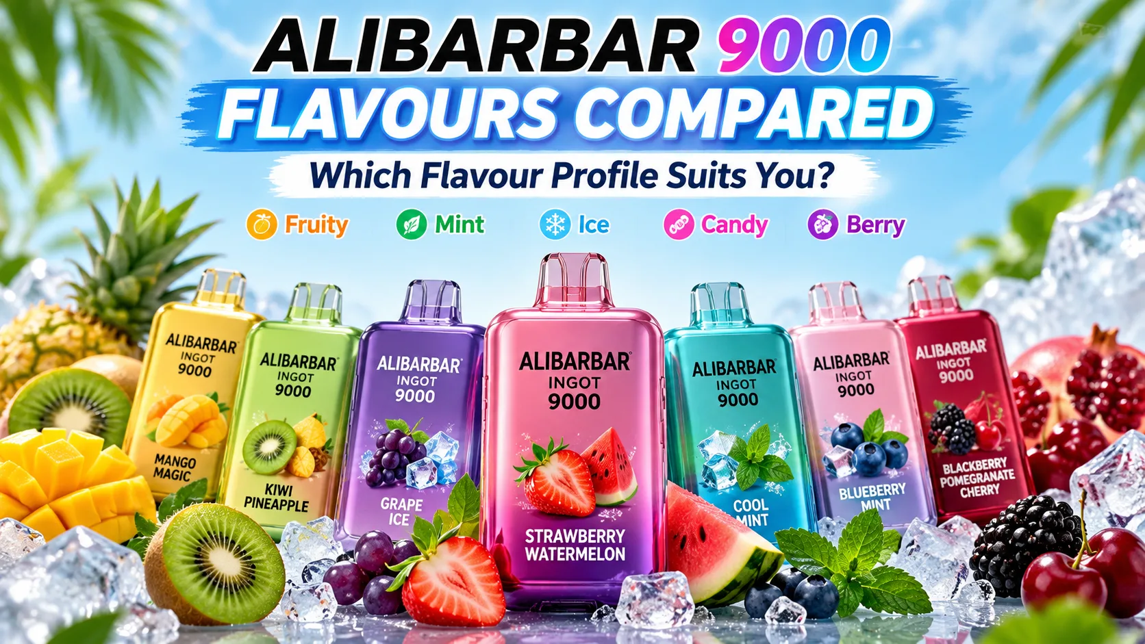 ALIBARBAR 9000 Flavours Compared: Which Flavour Profile Suits You?