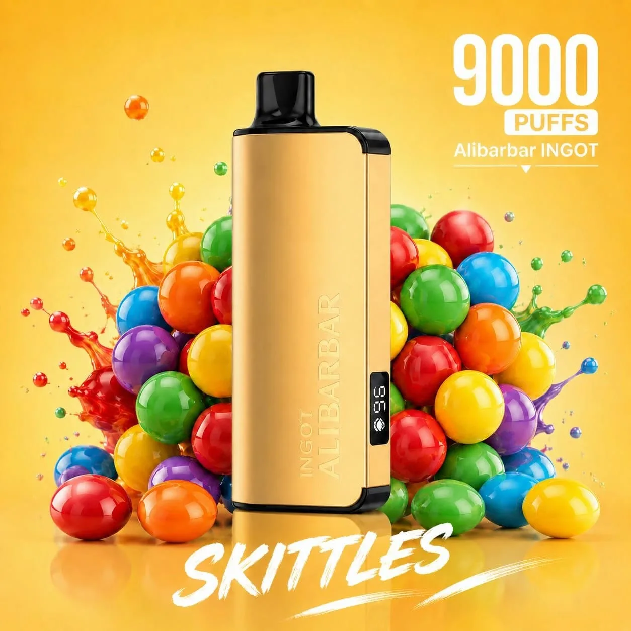 ALIBARBAR INGOT 9000 PUFFS – Skittles